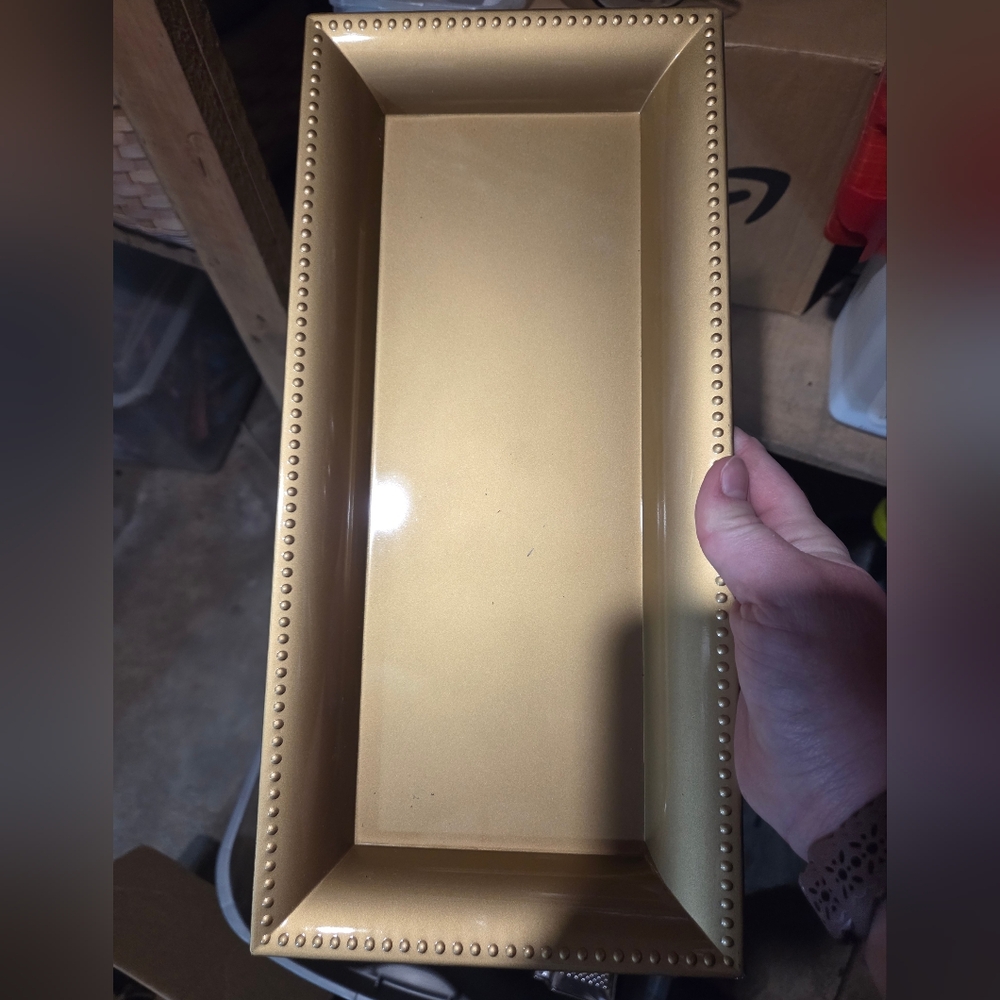 Wedding Dessert Gold Serving Platters